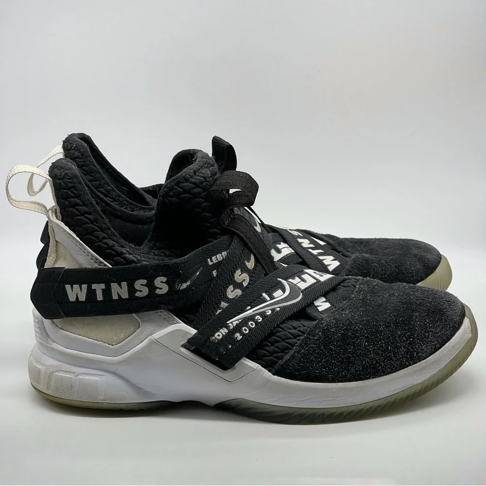 Nike Lebron Soldier 12 Witness Black & White Sneakers